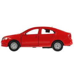 Автомобиль металлический инерционный skoda rapid 12 см цвет красный обке