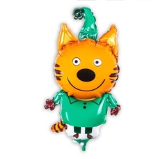 Воздушный шар «Три Кота. Компот» надут воздухом 32 см