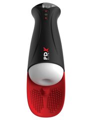 Мастурбатор в колбе с вибрацией Fuck-O-Matic Pro XL - 