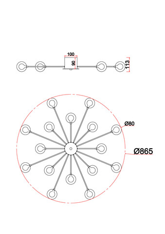 Потолочная люстра Freya Celebrity FR5242CL-16BS1