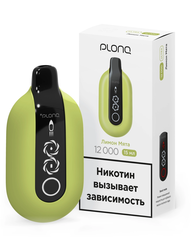 Одноразовая электронная сигарета Plonq ULTRA - Лимон Мята (12000 затяжек)