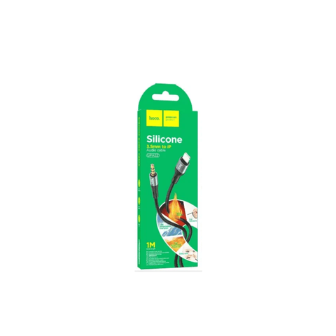 Кабель AUX HOCO UPA22 Lightning (черный) 6931474769473