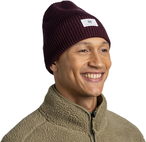 Картинка шапка вязаная Buff Knitted Drisk Burgundy - 3