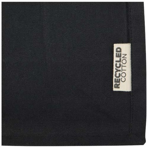 Мини эко-сумка Odessa с клинчиком, изготовленная из переработанного хлопка, сертифицированного согласно GRS, плотностью 220 г/м², объемом 9 л