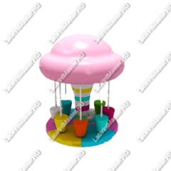 Электрическая карусель детская 4KIDS "Мороженое"