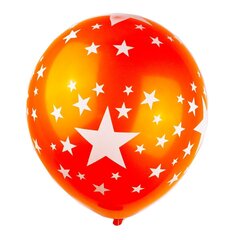 
          Шар воздушный Alingar, №12, с рисунком "Звезды", цвета ассорти,100шт/уп, пакет с европодвесом