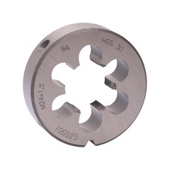 Плашка М24х1,5 DINEN22568 HSS 6g 55х16мм Bucovice(CzTool) 240242