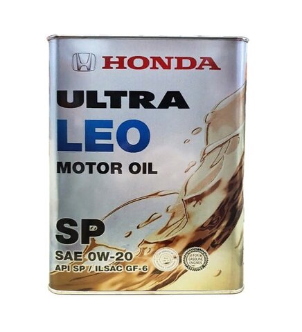 HONDA Масло моторное синтетическое Ultra LEO-SP 0W-20 4L (0821799974)
