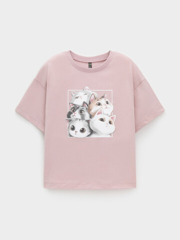 фуфайка  для девочки  КР 302828/розовый лед к601