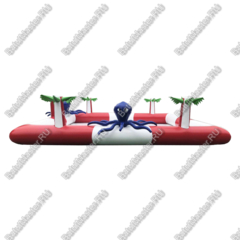 Надувной бассейн «Осьминог», 7*7*1,5 м