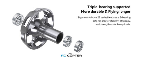 T-Motor AT2317 KV1400 длинный вал