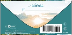 Открытка-конверт Самое время, чтобы стать счастливее, 8*17 см, 5 шт.