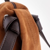 Сумка Саломея 2032 эко-замша миндаль