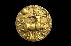 Силиконовый молд Знак зодиака Стрелец 3 см