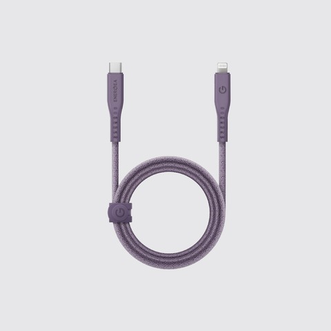 Кабель Energea Flow USB-C to Lightning 1.5M, Фиолетовый | Purple