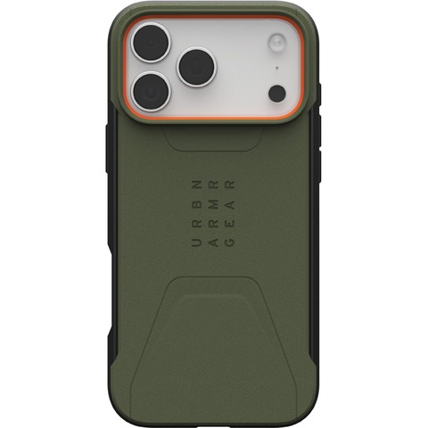 Чехол Uag Civilian Case для iPhone 17 Pro Max, Оливковый/Оранжевый | Olive/Orange