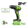 Дрель-шуруповерт аккумуляторная Greenworks Арт. 3704007, 24V, бесщеточная, без АКБ и ЗУ — фото 1