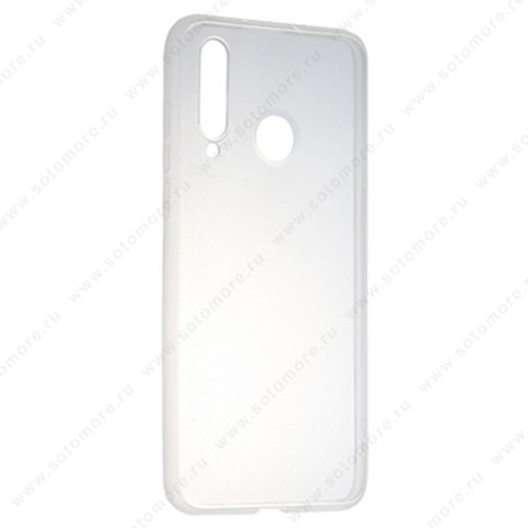 Накладка силиконовая ультра-тонкая для Huawei Nova 4 прозрачная