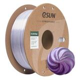 Пластик для 3D-печати eSUN PLA-Silk Magic, 1,75 мм, 1 кг, фиолетовый/серебристый, PLA-SKMG175B-ZS1P1