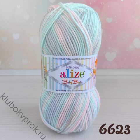 ALIZE BABY BEST BATIK  6623, Мультиколор