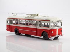 MTB-82D trolleybus red-white Modimio Our Buses #34