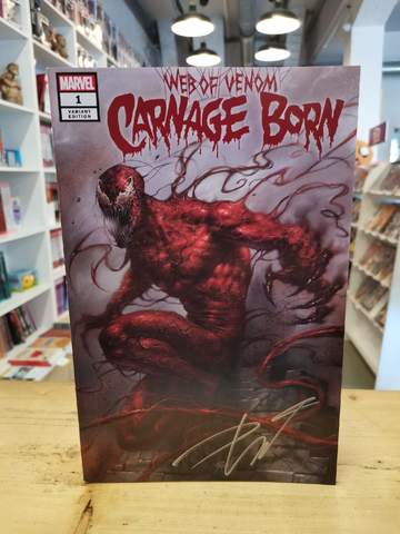 Web of Venom. Carnage Born #1 Variant Cover B (c автографом Donny Cates)