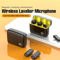 Wireless Dual system, 2 микрофона в зарядном кейсе