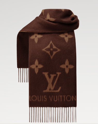 Шарф Louis Vuitton Reykjavik коричневый