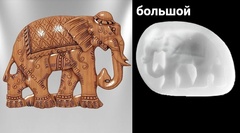 Силиконовый молд № 323 Слон большой правый