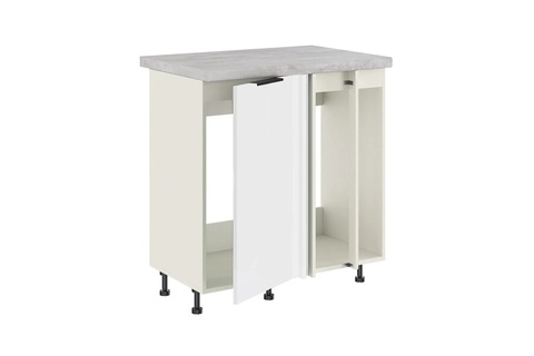 Брауни МП-850 шкаф под мойку (Стол под мойку (прямой угол) одна створка+2 фальшпанели)