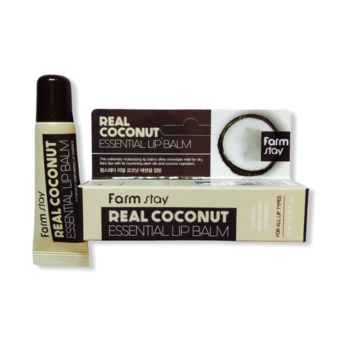 FarmStay Real Coconut Essential Lip Balm 10ml
