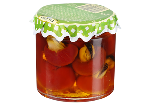 Перец фаршированный мидиями Ellatika, 210г