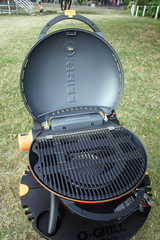 Газовый гриль O-GRILL 500M bicolor black-green + адаптер А