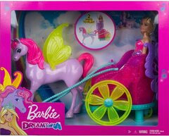 Barbie Игровой набор "Сказочный экипаж с единорогом"
