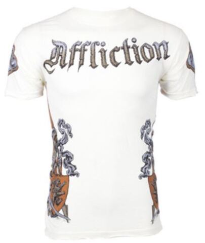 Affliction | Футболка мужская WAR White A616W перед