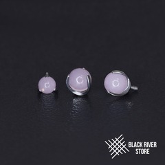 Ball 3-Prongs 3мм/4мм/5мм Pink Opal