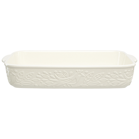 Блюдо для запекания 42х27см Liberty Jones Birds of Paradise кремовое