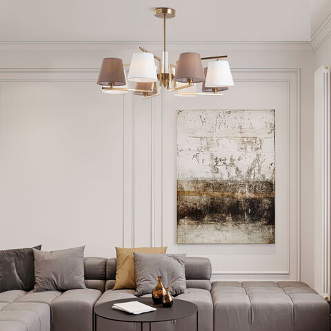 Потолочная люстра Eurosvet Ozark 60149/8 латунь