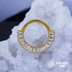 Кликер Syrma Crystal PVD Yellow 1.2мм