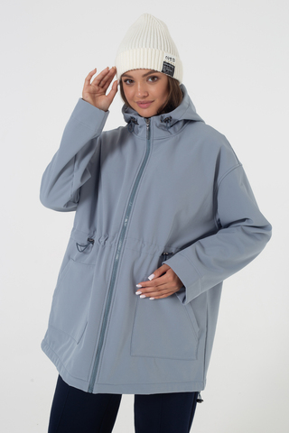 Куртка для беременных 17172 голубой туман