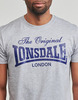 Футболка Lonsdale Colsbrooke Marl Grey / Navy