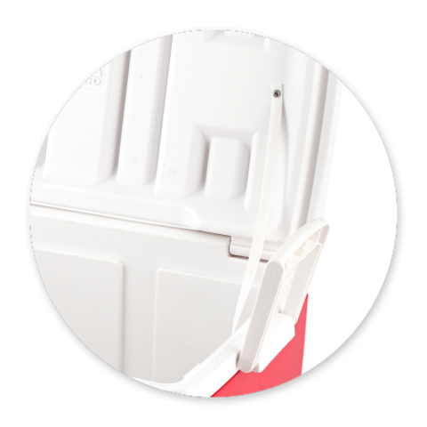 Изотермический пластиковый контейнер Igloo Island Breeze 48 Red