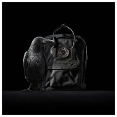 Рюкзак Fjallraven Kanken №2 Mini Black Edition черный, 7 л