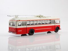 MTB-82D trolleybus red-white Modimio Our Buses #34