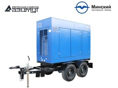 Дизельный генератор Азимут ЭД-100-Т400-1РПМ1 ММЗ на шасси в капоте