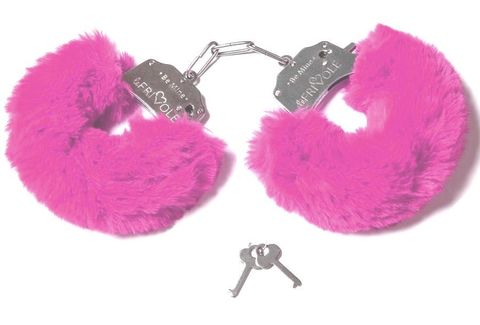 Шикарные наручники с пушистым розовым мехом - Le Frivole Be Mine 04997