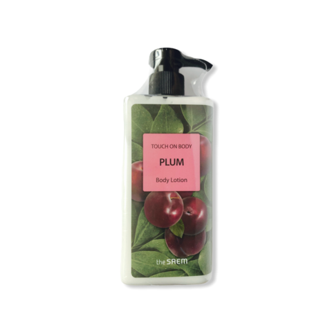 the SAEM TOUCH ON BODY Plum Body Lotion 300мл