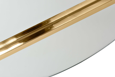 Зеркало декоративное круглое 80см Garda Decor с золотыми вставками