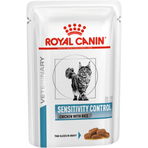 Royal Canin Sensitivity Control Feline влажный корм для кошек при пищевой аллергии 85 г