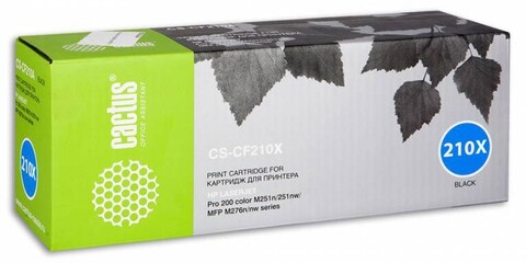 Картридж лазерный Cactus CS-CF210X CF210X черный (2400стр.) для HP LJ Pro M251/M276